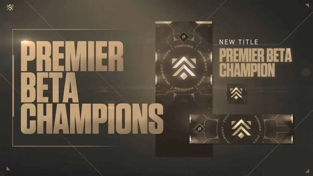 VALORANT 'Premier' Beta Champions rewards