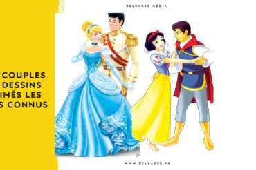 les couples de dessins animés les plus connus
