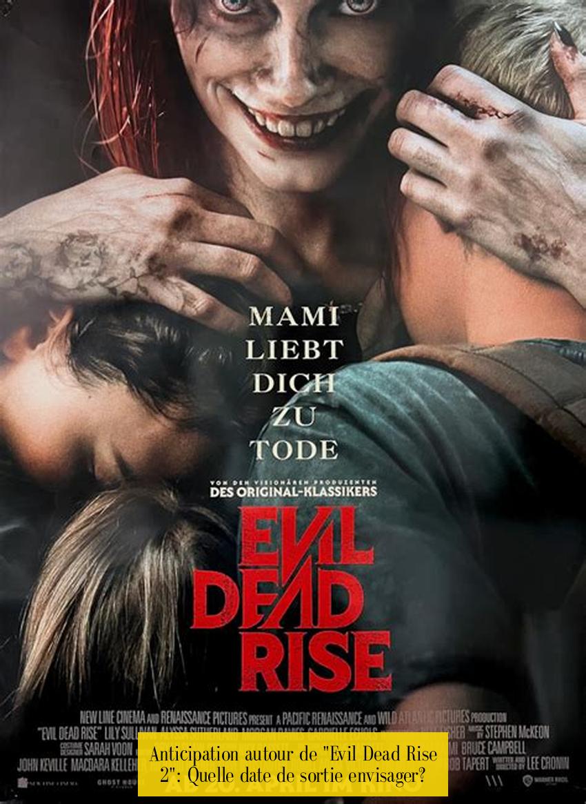 Anticipation autour de "Evil Dead Rise 2": Quelle date de sortie envisager?