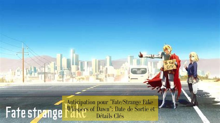 Anticipation pour "Fate/Strange Fake -Whispers of Dawn": Date de Sortie et Détails Clés