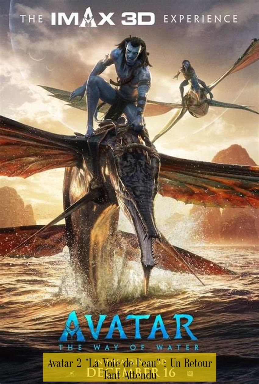 Avatar 2 "La Voie de l'eau" : Un Retour Tant Attendu
