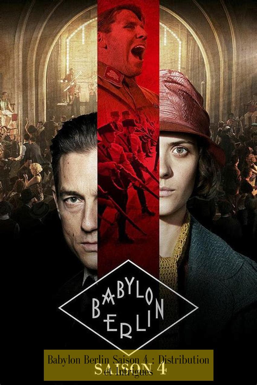 Babylon Berlin Saison 4 : Distribution et Intrigues