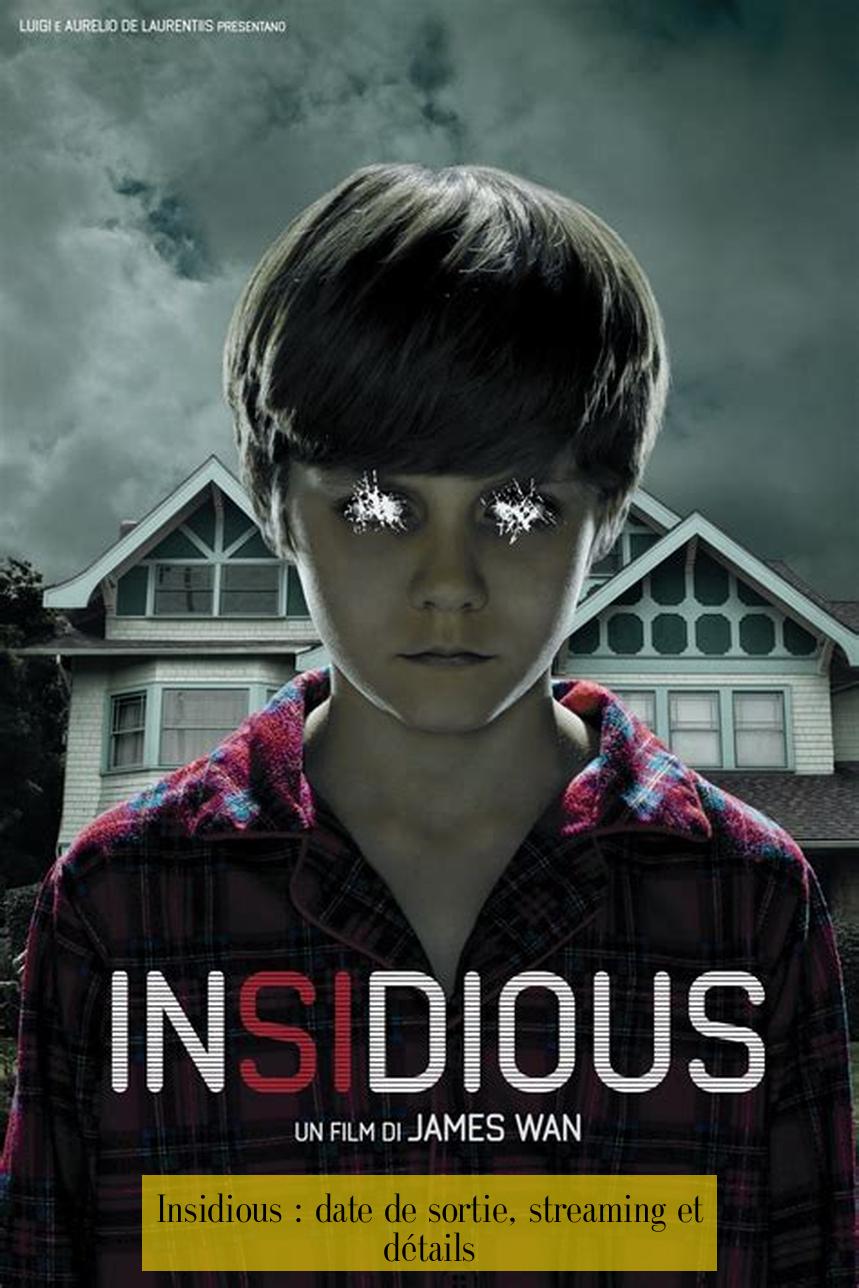 Insidious : date de sortie, streaming et détails
