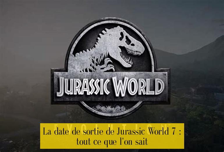 La date de sortie de Jurassic World 7 : tout ce que l'on sait