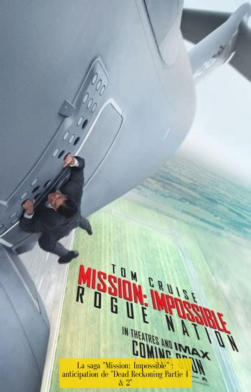 La saga "Mission: Impossible" : anticipation de "Dead Reckoning Partie 1 & 2"