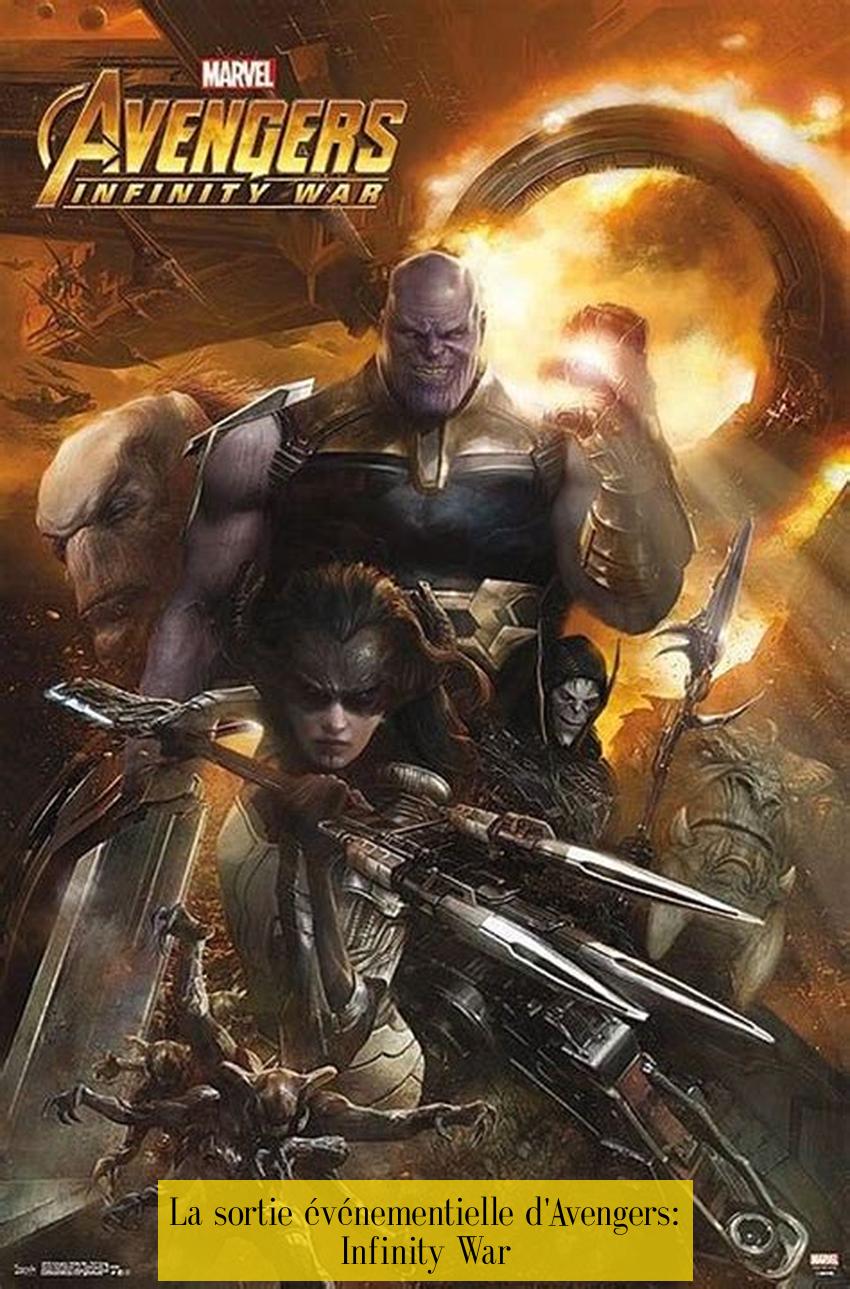 La sortie événementielle d'Avengers: Infinity War