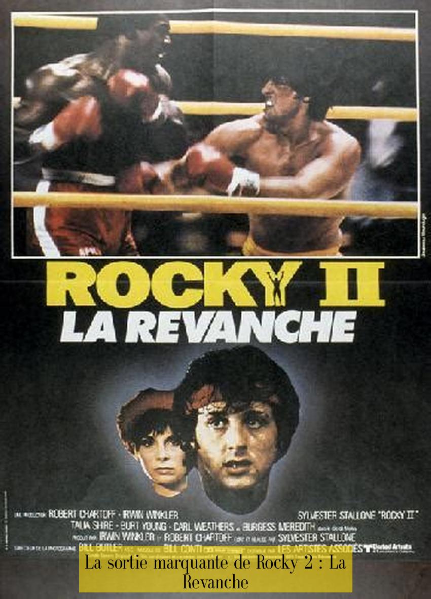 La sortie marquante de Rocky 2 : La Revanche