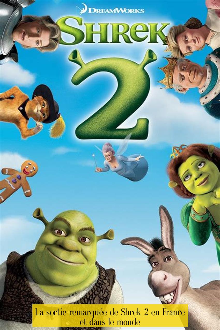 La sortie remarquée de Shrek 2 en France et dans le monde