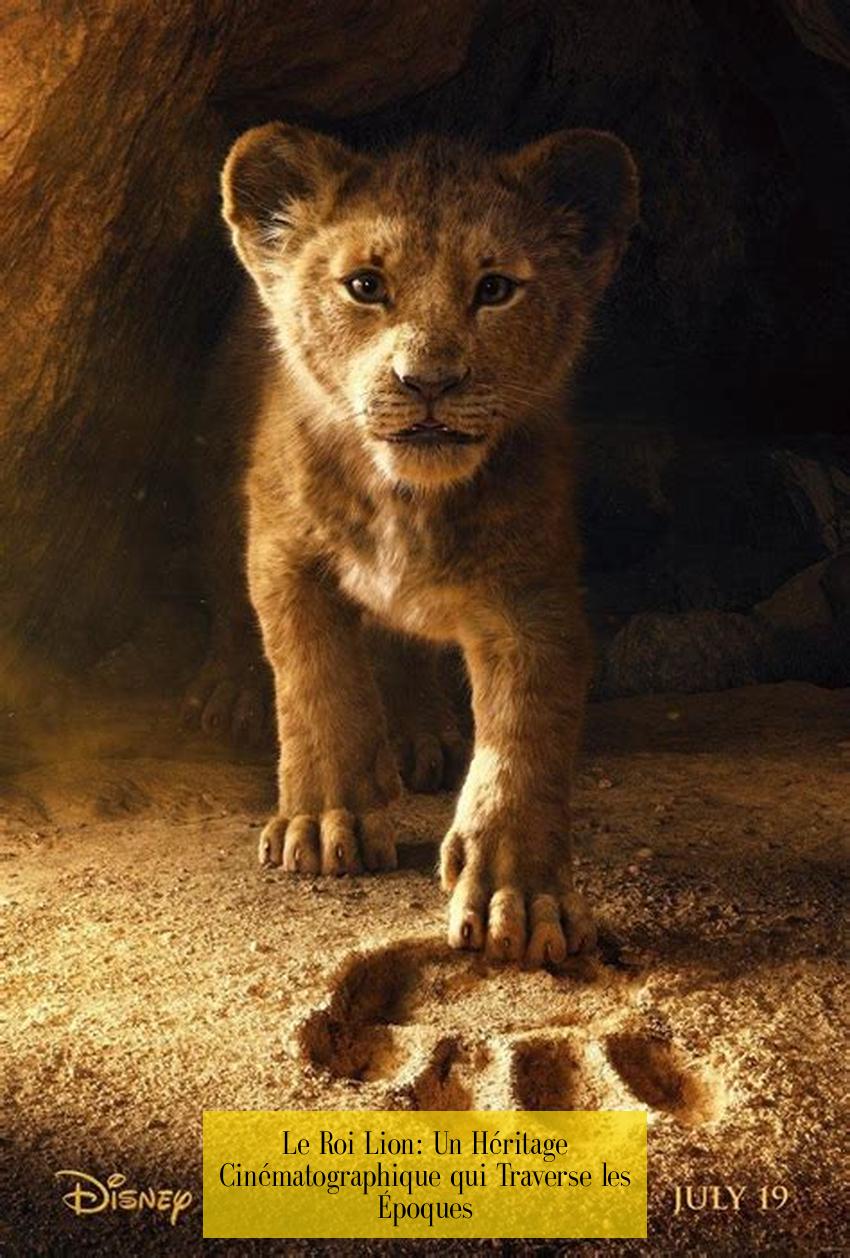 Le Roi Lion: Un Héritage Cinématographique qui Traverse les Époques