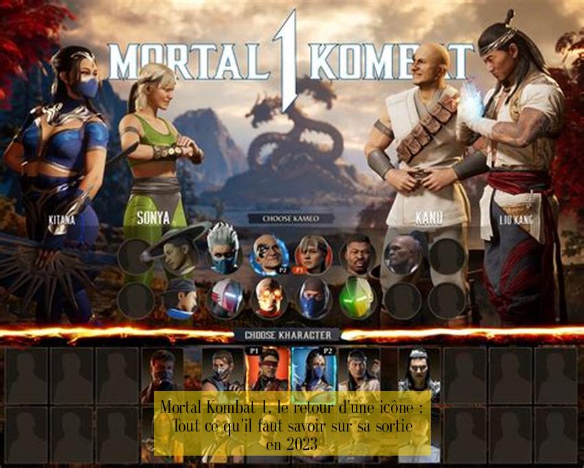 Mortal Kombat 1, le retour d'une icône : Tout ce qu'il faut savoir sur sa sortie en 2023