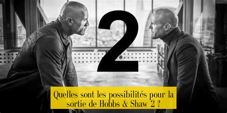 Quelles sont les possibilités pour la sortie de Hobbs & Shaw 2 ?
