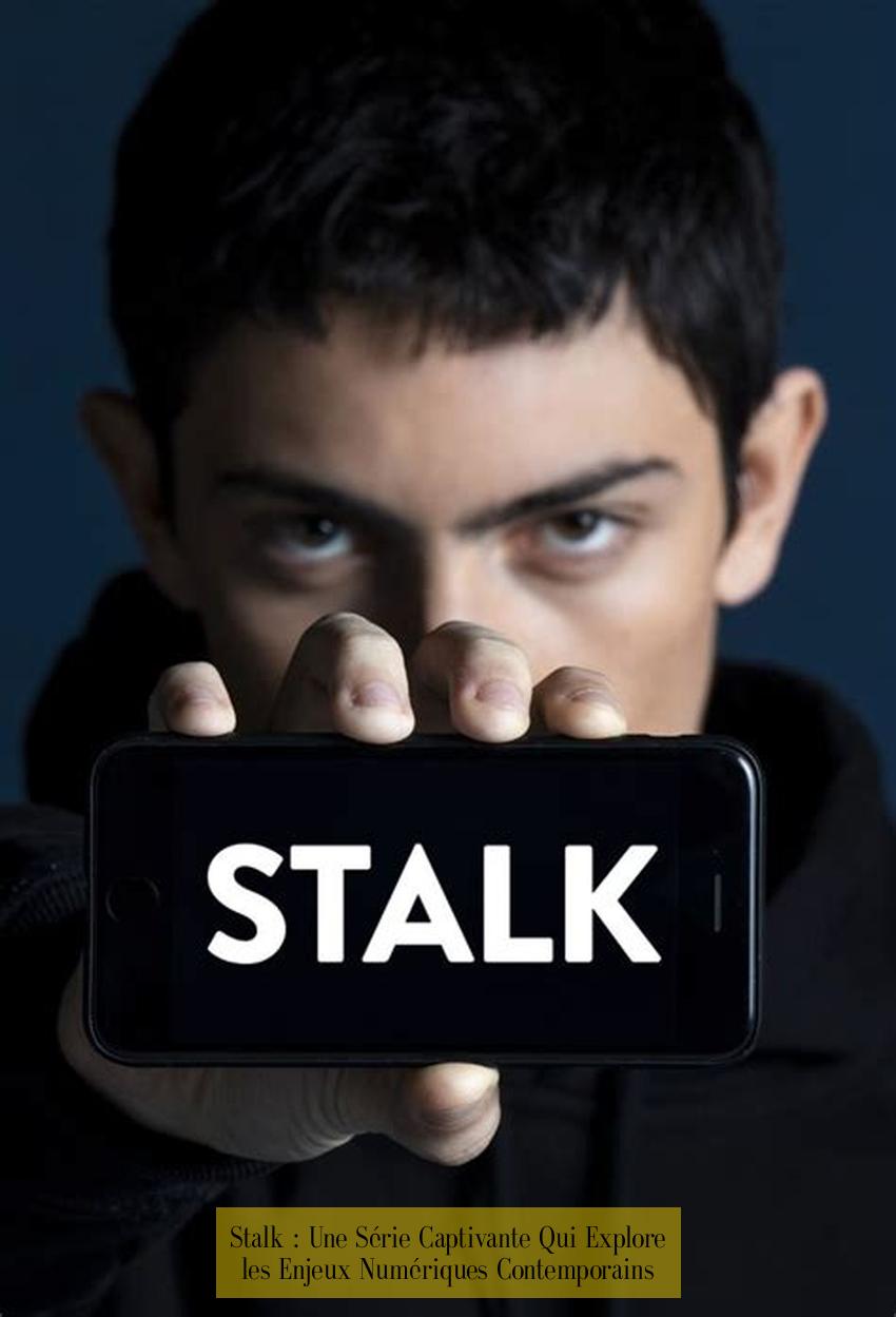 Stalk : Une Série Captivante Qui Explore les Enjeux Numériques Contemporains