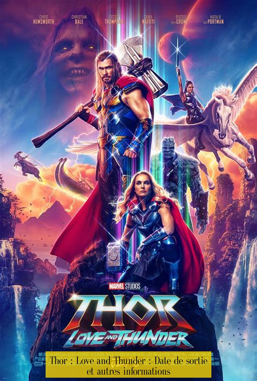 Thor : Love and Thunder : Date de sortie et autres informations