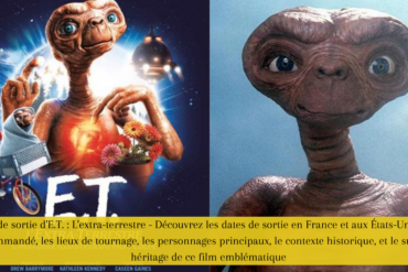 Date de sortie d'E.T. : L'extra-terrestre - Découvrez les dates de sortie en France et aux États-Unis, l'âge recommandé, les lieux de tournage, les personnages principaux, le contexte historique, et le succès et héritage de ce film emblématique