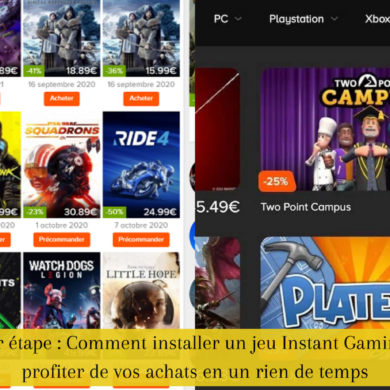 Guide étape par étape : Comment installer un jeu Instant Gaming sur Steam et profiter de vos achats en un rien de temps