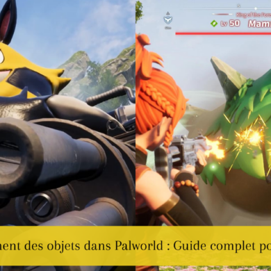 Larguer rapidement des objets dans Palworld Guide complet pour le quick drop (1)