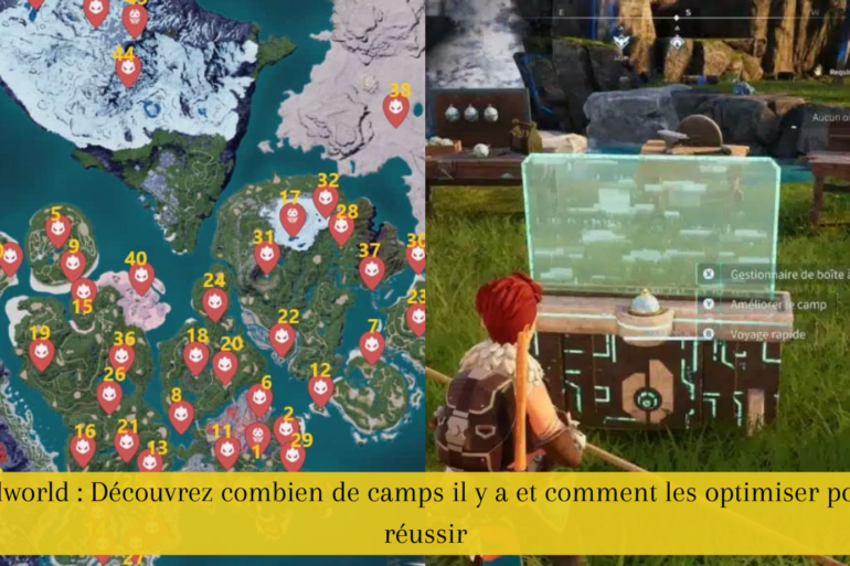 Palworld : Découvrez combien de camps il y a et comment les optimiser pour réussir