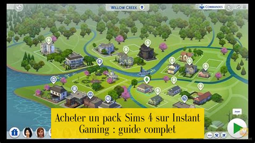 Acheter un pack Sims 4 sur Instant Gaming : guide complet
