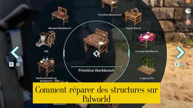 Comment réparer des structures sur Palworld